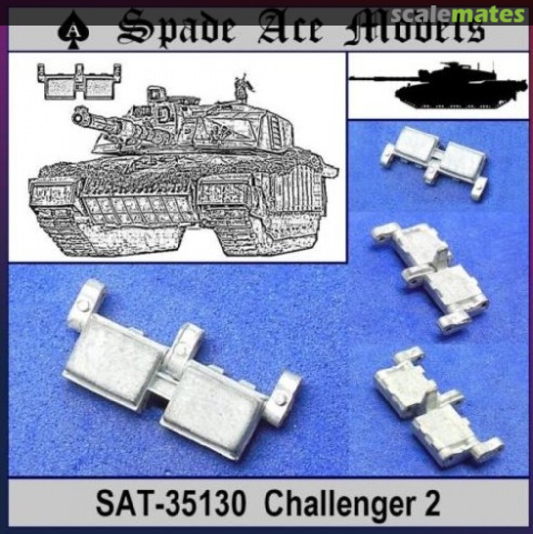 Boxart Challenger II Metal Tracks SAT-35130 Spade Ace Models Boxart Challenger II Metal Tracks SAT-35130 Spade Ace Models