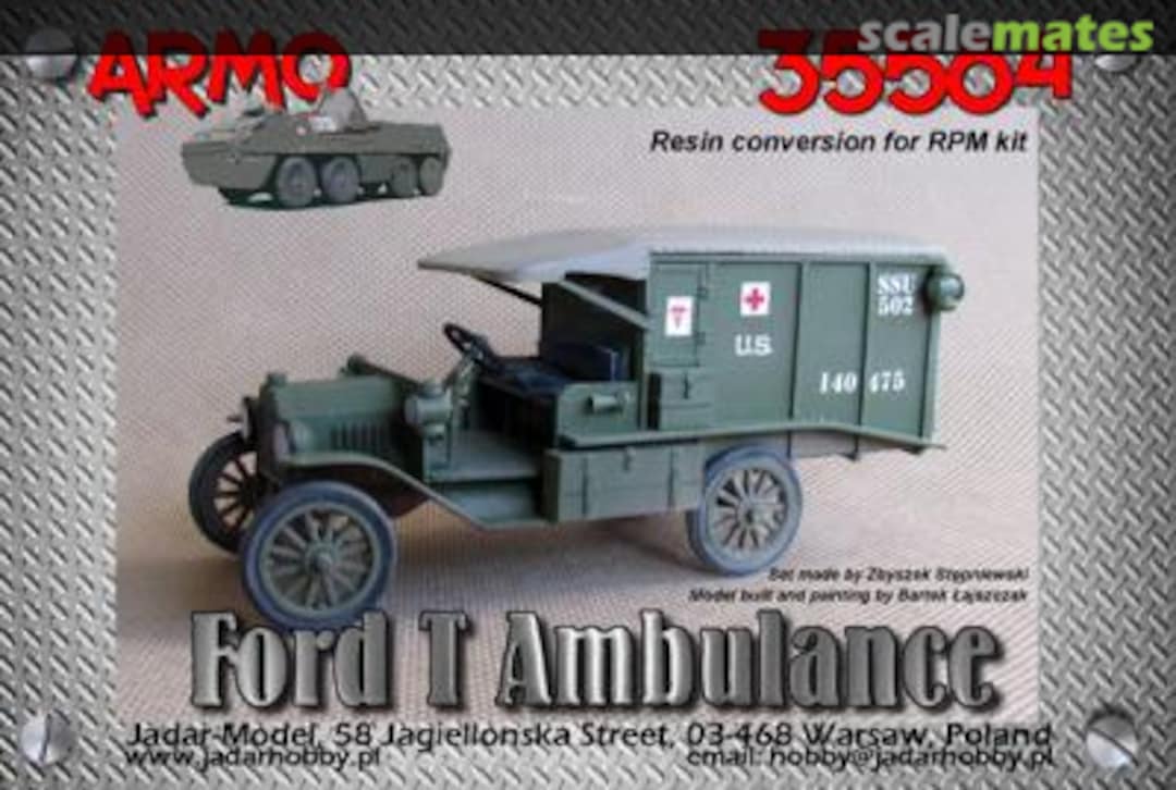Boxart Ford T Ambulance 35564 Armo Boxart Ford T Ambulance 35564 Armo