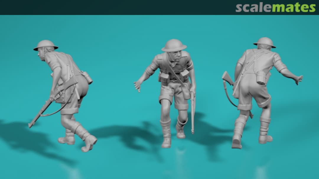 Boxart Battle of El Alamein – British Soldier – Pose No. 10 99202135-48 EMP3d Boxart Battle of El Alamein – British Soldier – Pose No. 10 99202135-48 EMP3d