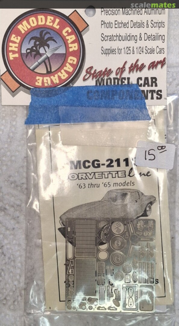 Boxart 1:24/1:25 Detail Set for '63-'65 Corvette Kits MCG-2110 The Model Car Garage