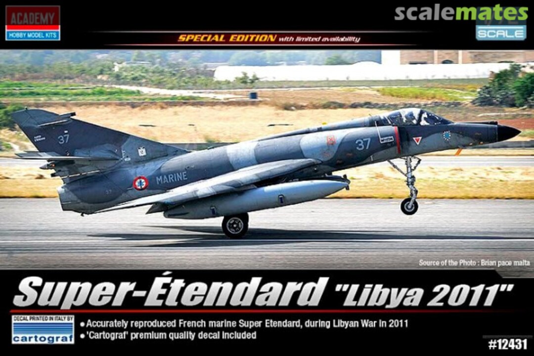 Boxart Super-Étendard "Libya 2011" 12431 Academy