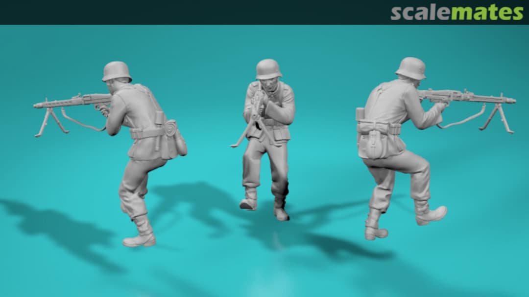 Boxart D-Day Landing on Omaha Beach - German soldier with machine gun 99200229-25 EMP3d