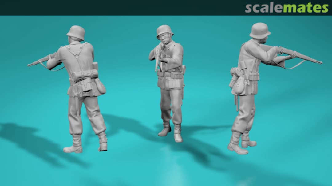 Boxart D-Day Landing on Omaha Beach - German soldier with Mauser 99200230-25 EMP3d