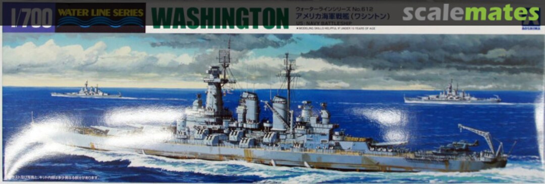 Boxart US NAVY BATTLESHIP WASHINGTON 04601 Aoshima Boxart US NAVY BATTLESHIP WASHINGTON 04601 Aoshima
