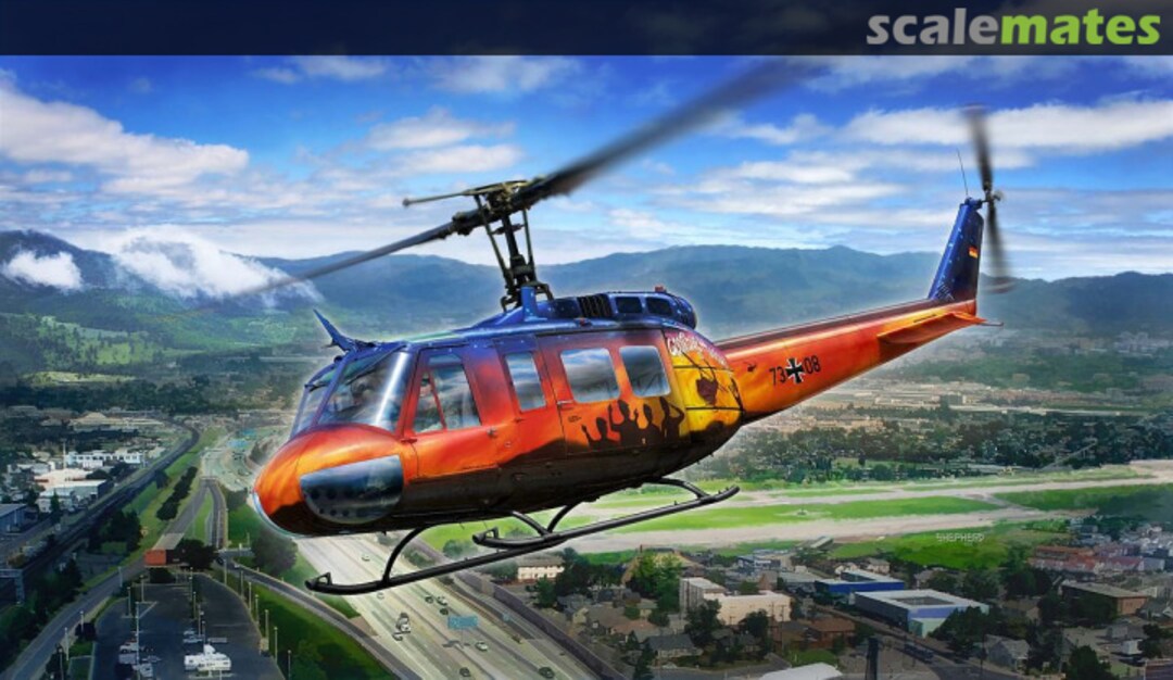 Boxart Bell UH-1D `Good Bye Huey` 03867 Revell Boxart Bell UH-1D `Good Bye Huey` 03867 Revell