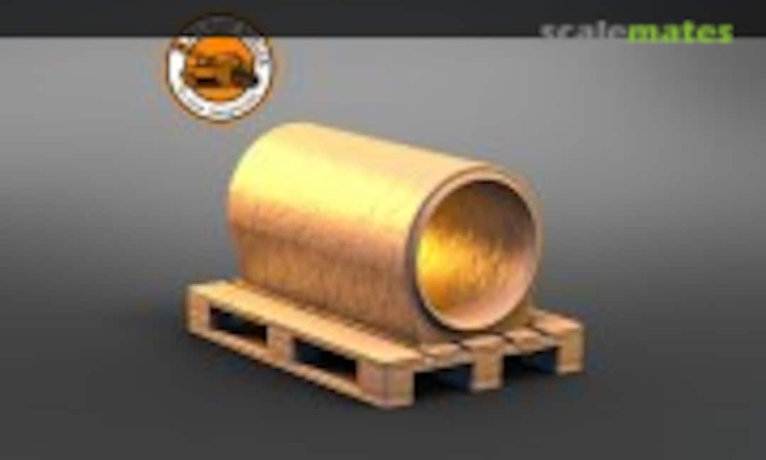 1:35 Pipe B on Europallet set of 10 pcs (Military Scales PMI0298D) PMI0298D