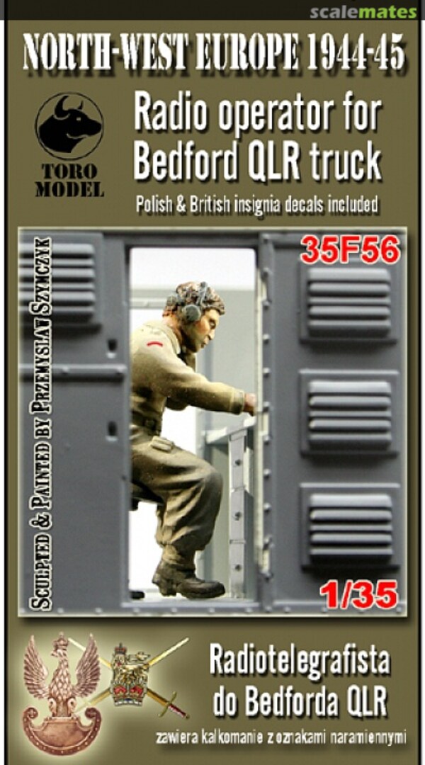 Boxart Radio operator for Bedford QLR truck 35F56 ToRo Model Boxart Radio operator for Bedford QLR truck 35F56 ToRo Model
