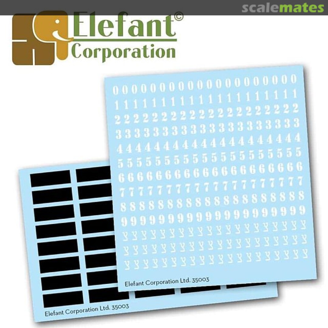 Boxart IDF License plates - early IDF AFV 35003 ELEFANT Corporation Boxart IDF License plates - early IDF AFV 35003 ELEFANT Corporation