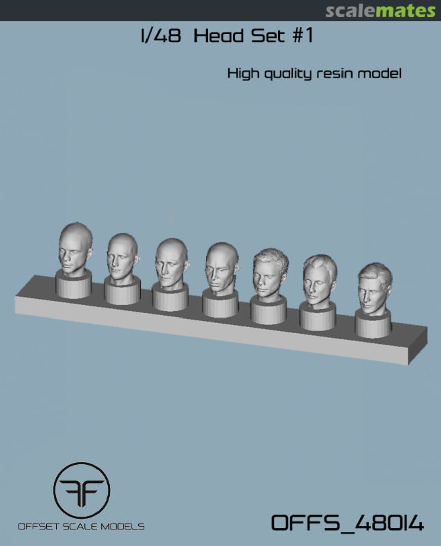 Boxart Head Set #1 OFFS_48014 Offset Scale Models Boxart Head Set #1 OFFS_48014 Offset Scale Models
