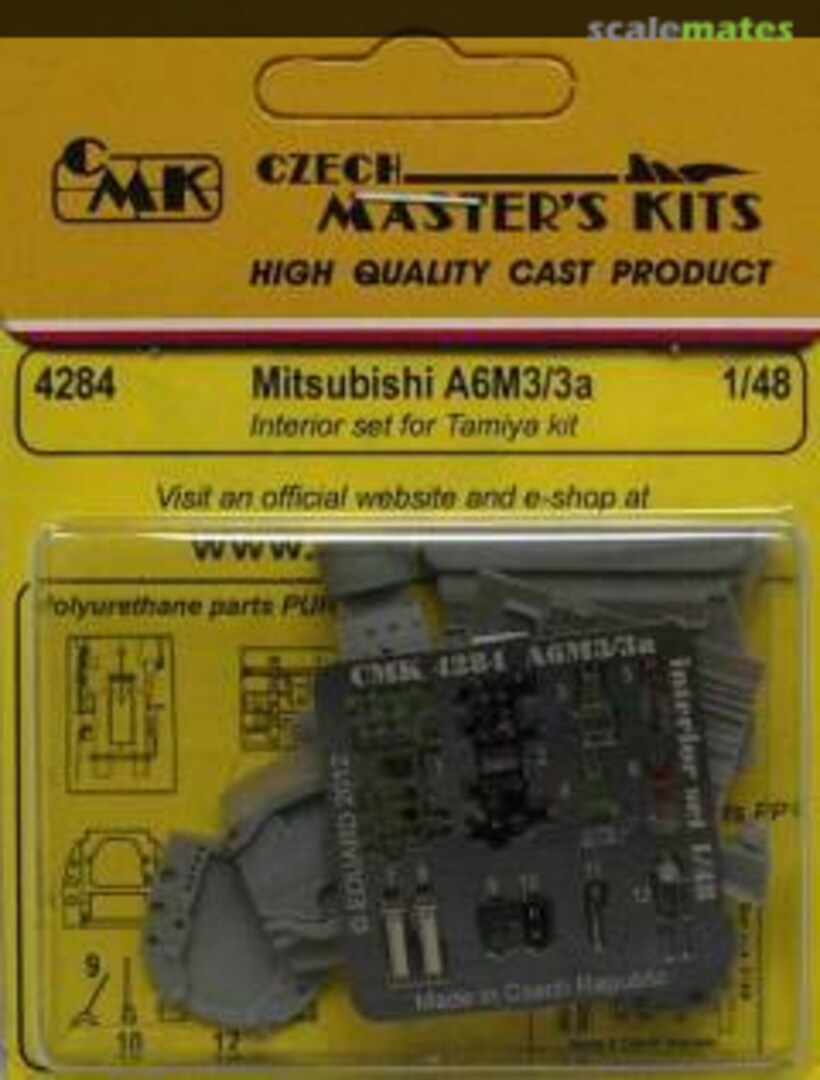 Boxart Mitsubishi A6M3/ 3a Interior set - Tamiya - 4284 CMK Boxart Mitsubishi A6M3/ 3a Interior set - Tamiya - 4284 CMK