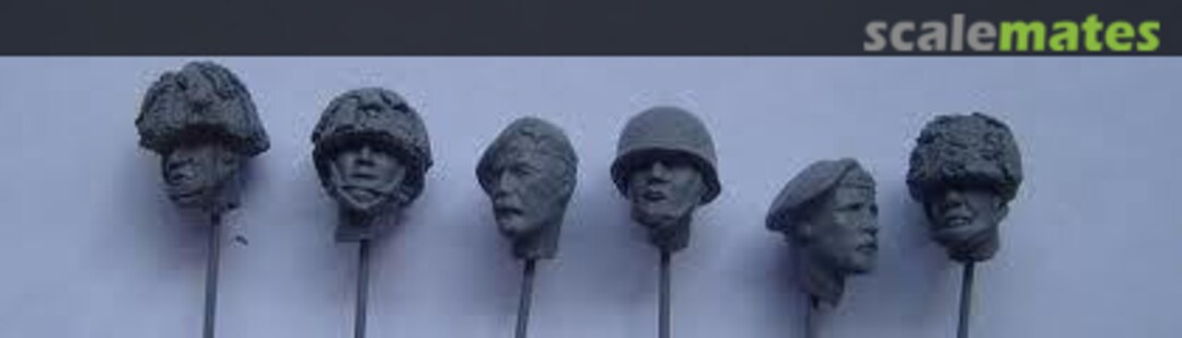 Boxart WWII British Para Heads WH35001 Wee Friends