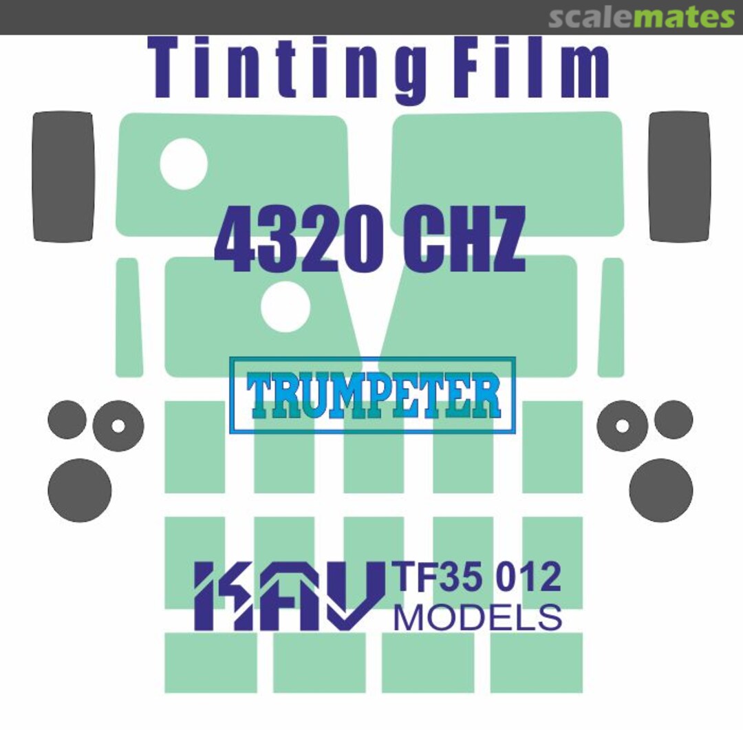 Boxart URAL-4320 CHZ Tinting Film KAV TF35 012 KAV models Boxart URAL-4320 CHZ Tinting Film KAV TF35 012 KAV models