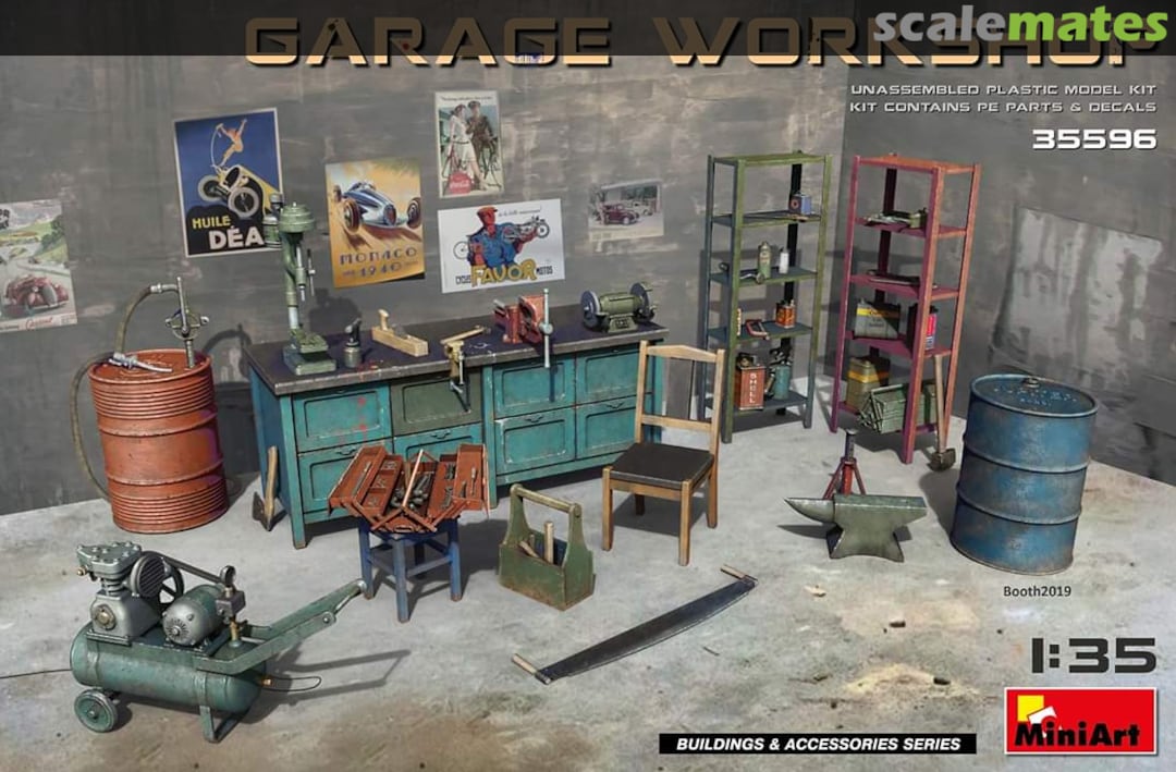 MiniArt 35596 Garage Workshop in 1:35