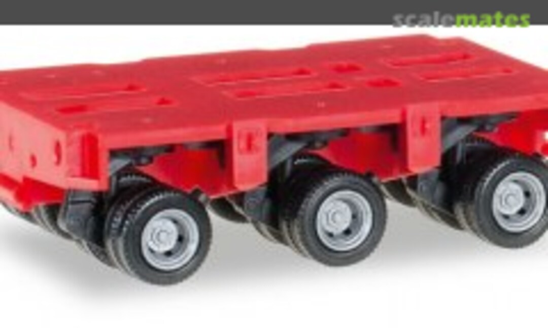 Goldhofer axles THP-SL 3a, red (Herpa 053501-002)