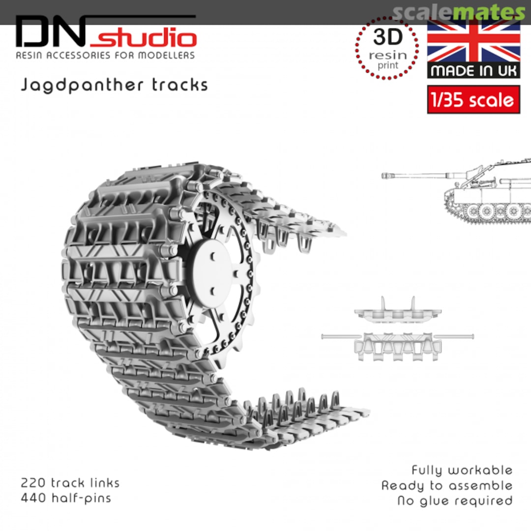 Boxart Jagdpanther tracks DN030TR DN Studio