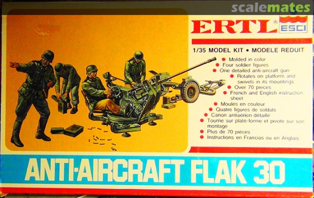 Boxart Anti-Aircraft Flak 30 8468 ERTL Boxart Anti-Aircraft Flak 30 8468 ERTL