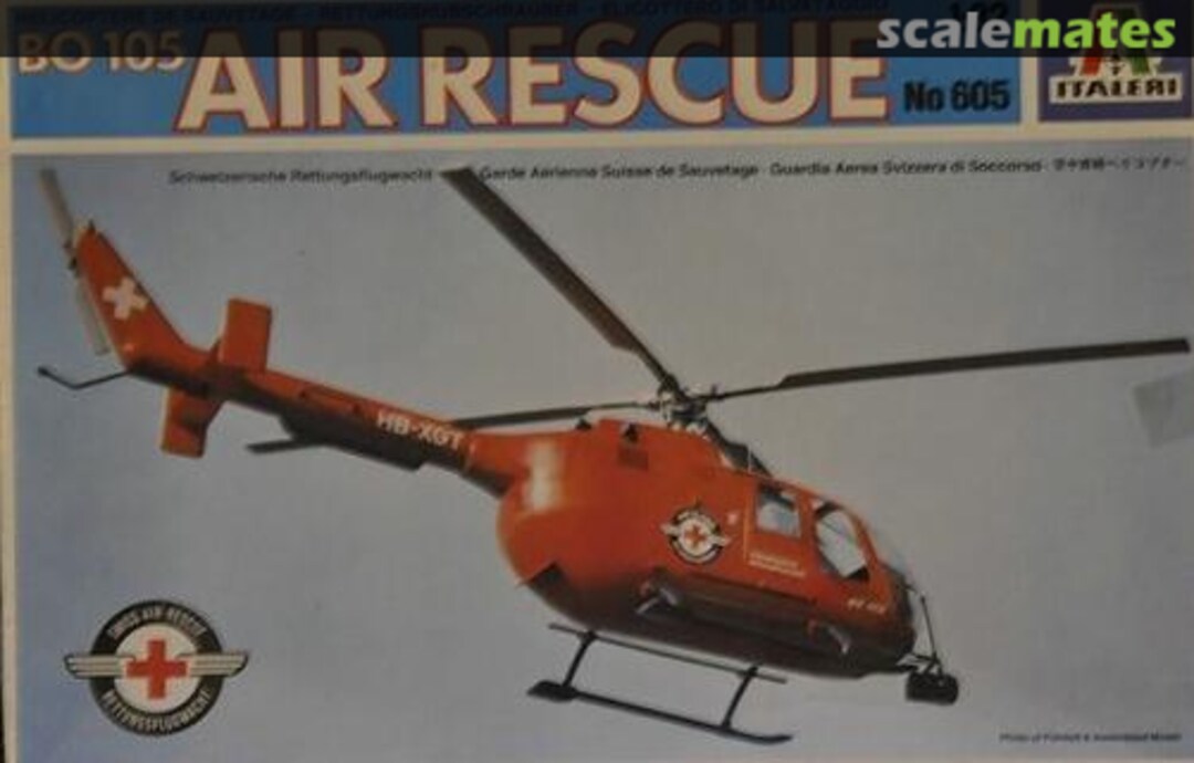 Boxart Bo 105 Air Rescue 605 Italeri