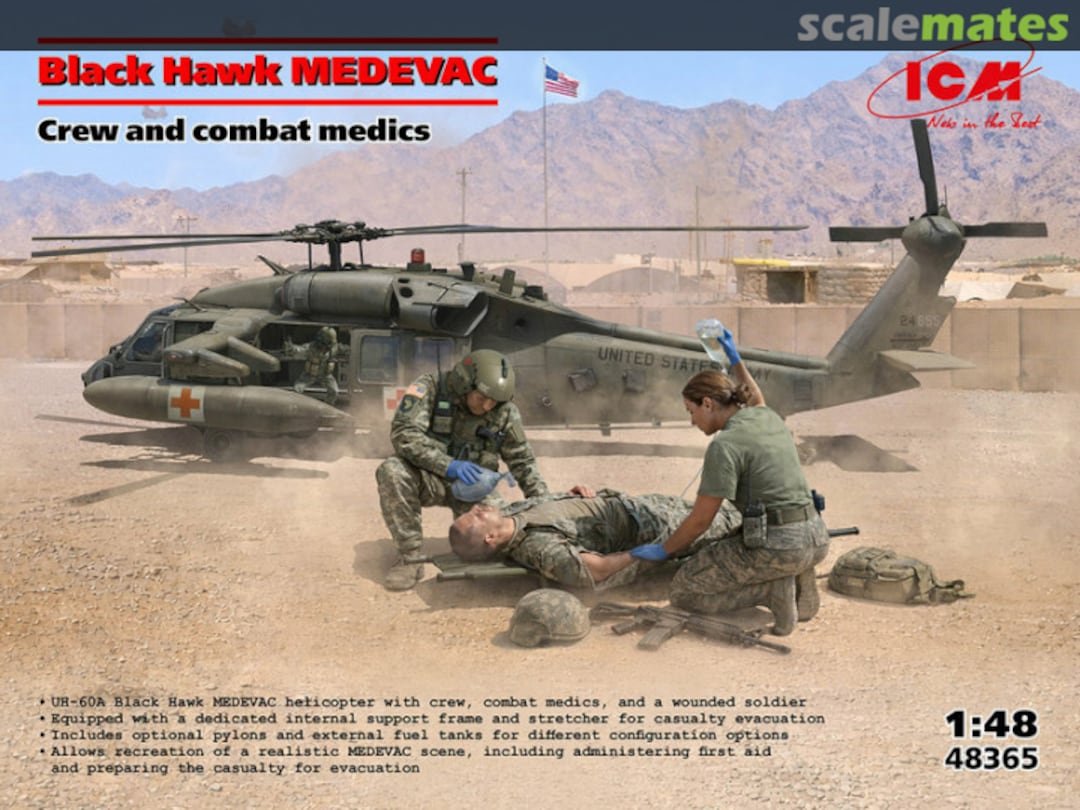 Boxart Black Hawk MEDEVAC 48365 ICM Boxart Black Hawk MEDEVAC 48365 ICM