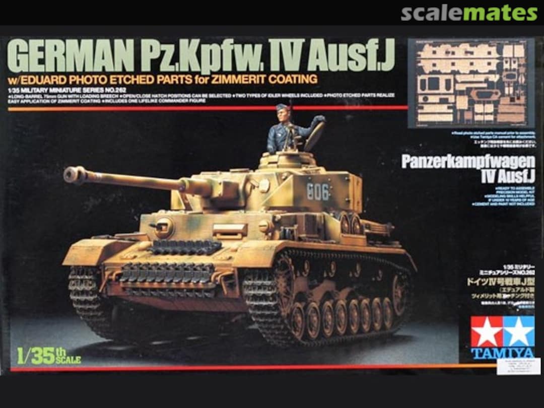 Boxart Panzerkampfwagen IV Ausf. J 35262 Tamiya Boxart Panzerkampfwagen IV Ausf. J 35262 Tamiya