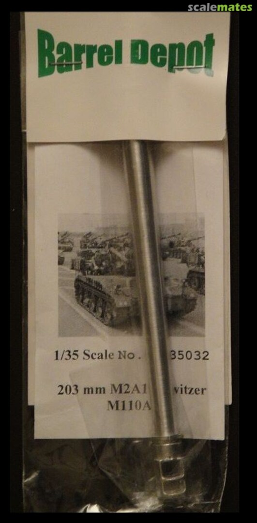 Boxart M110A2 203mm M2A1 Howitzer Gun Barrel BD35032 Barrel Depot