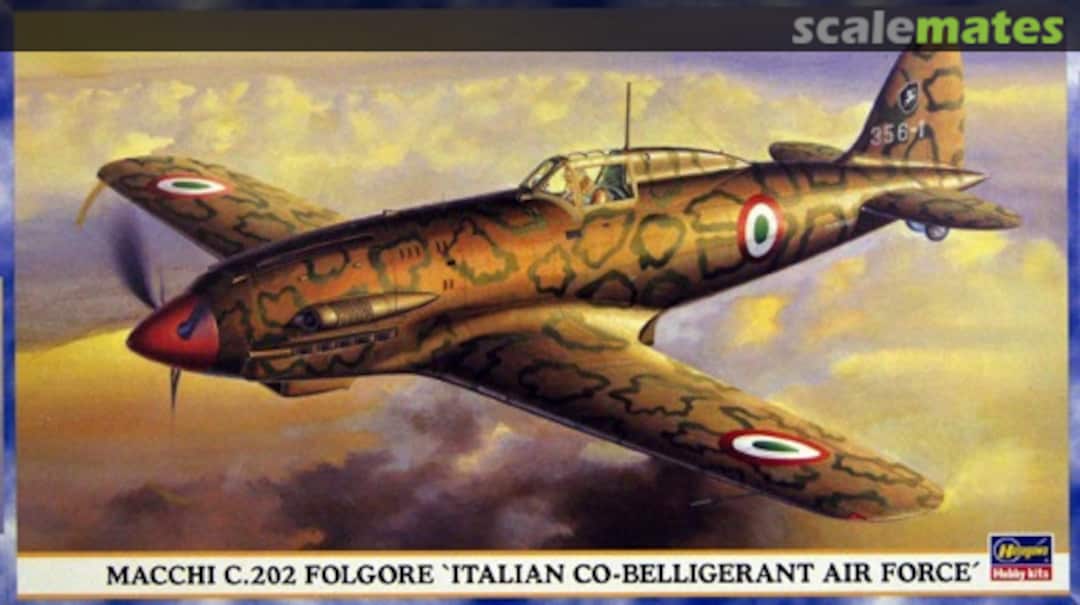 Boxart Macchi C.202 Folgore ‘Italian Co-belligerant Air Force’ 09504 Hasegawa Boxart Macchi C.202 Folgore ‘Italian Co-belligerant Air Force’ 09504 Hasegawa