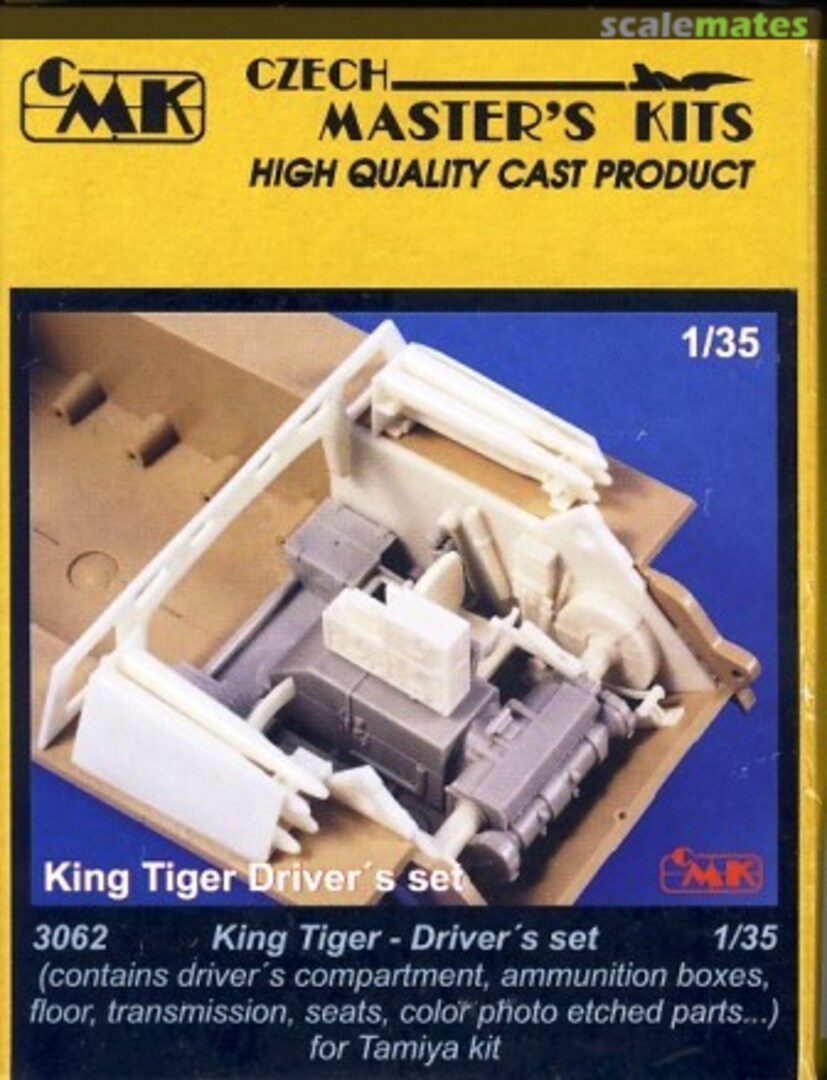 Boxart King Tiger Driver's set 3062 CMK Boxart King Tiger Driver's set 3062 CMK