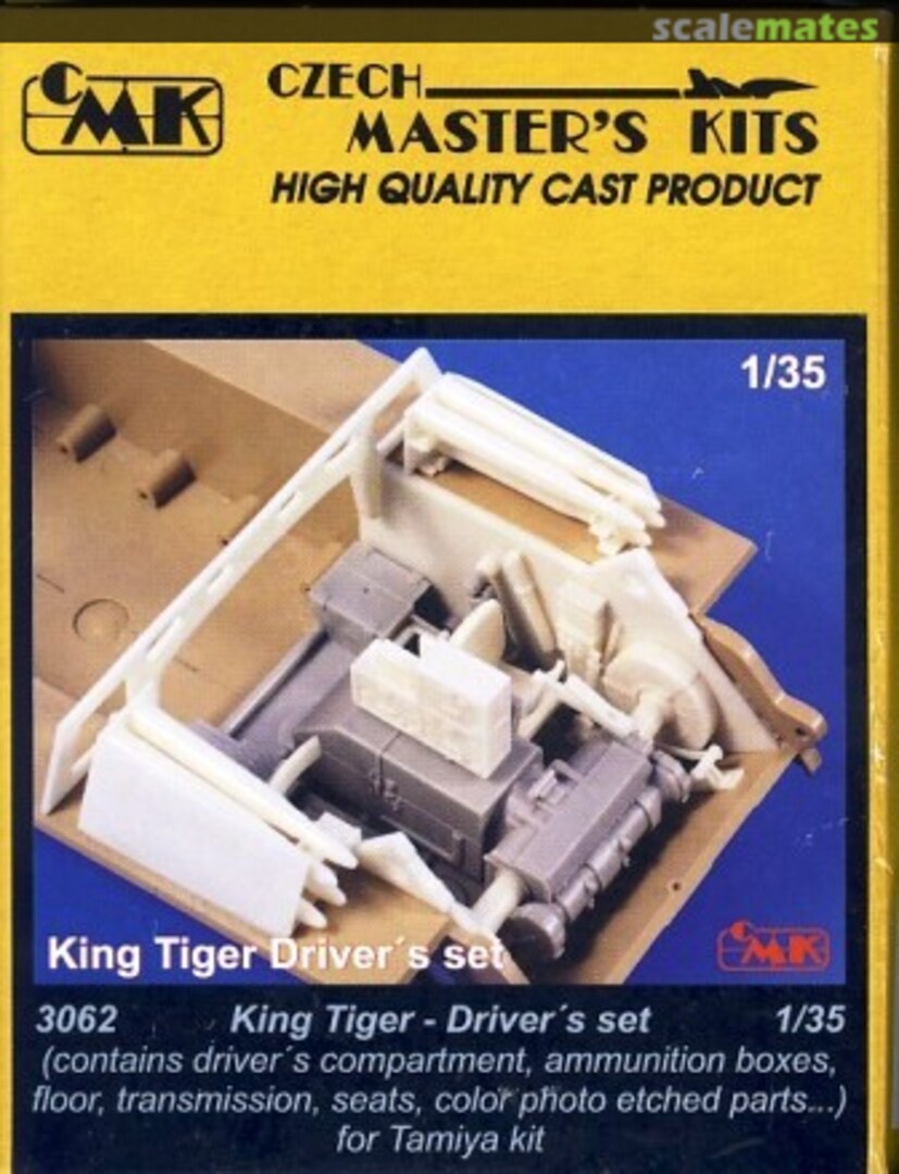 Boxart King Tiger Driver's set 3062 CMK