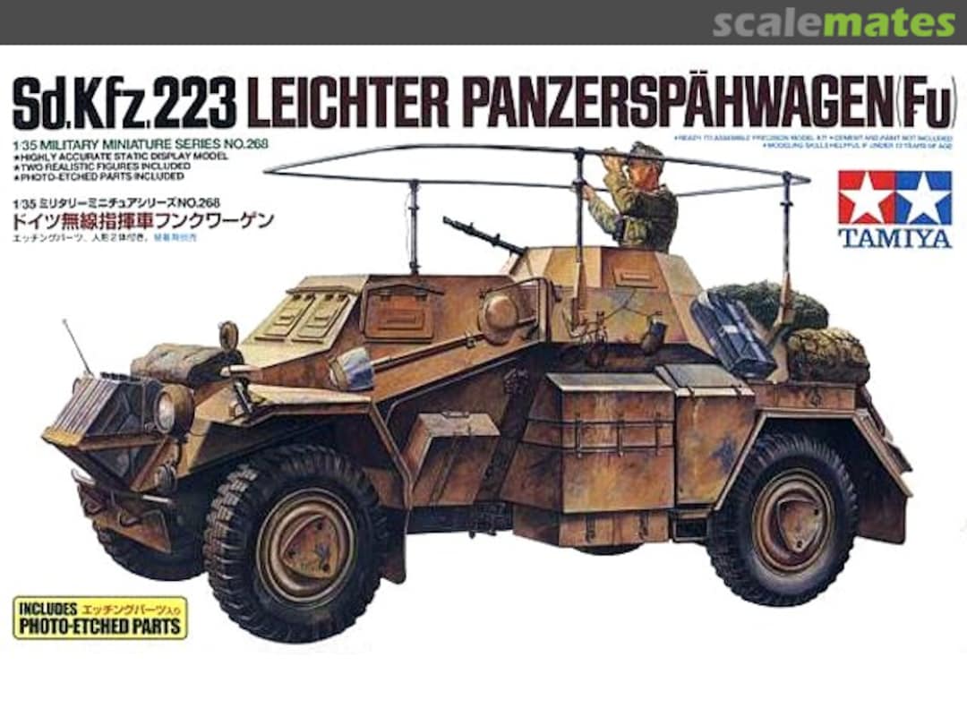 Boxart Sd.Kfz.223 Leichter Panzerspähwagen(Fu) 35268 Tamiya Boxart Sd.Kfz.223 Leichter Panzerspähwagen(Fu) 35268 Tamiya