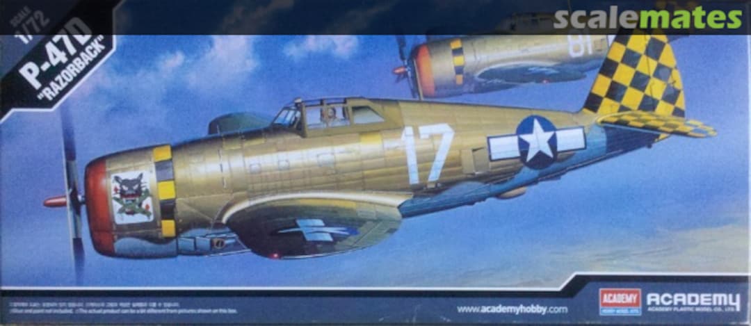 Boxart P-47D "Razorback" 12492 Academy Boxart P-47D "Razorback" 12492 Academy