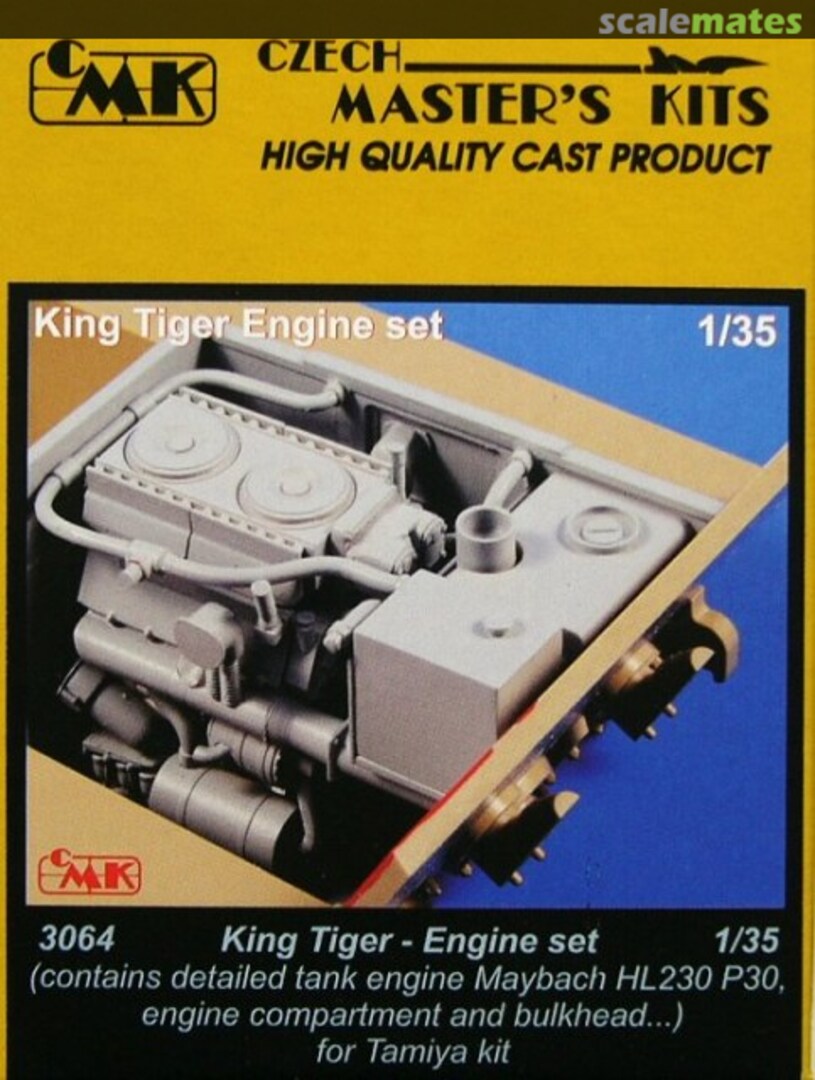 Boxart King Tiger - engine set 3064 CMK Boxart King Tiger - engine set 3064 CMK