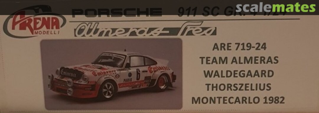 Boxart Porsche 911SC ARE719-24 Arena Modelli Boxart Porsche 911SC ARE719-24 Arena Modelli