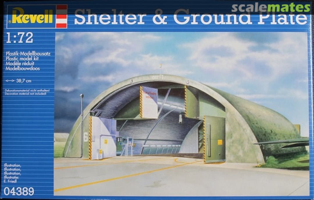 Boxart Shelter & Ground Plate 04389 Revell