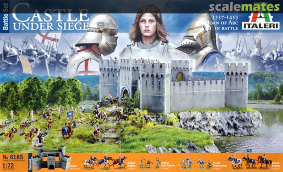 Boxart Castle under Siege - 100 years War 1337-1453 6185 Italeri Boxart Castle under Siege - 100 years War 1337-1453 6185 Italeri