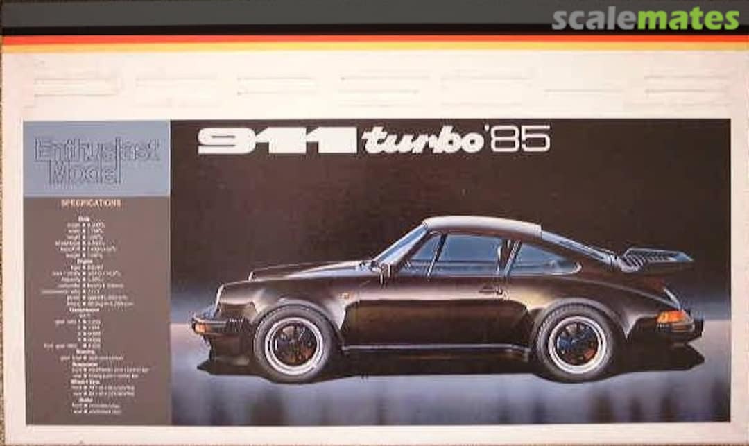 Boxart Porsche 911 Turbo '85 08001 Fujimi