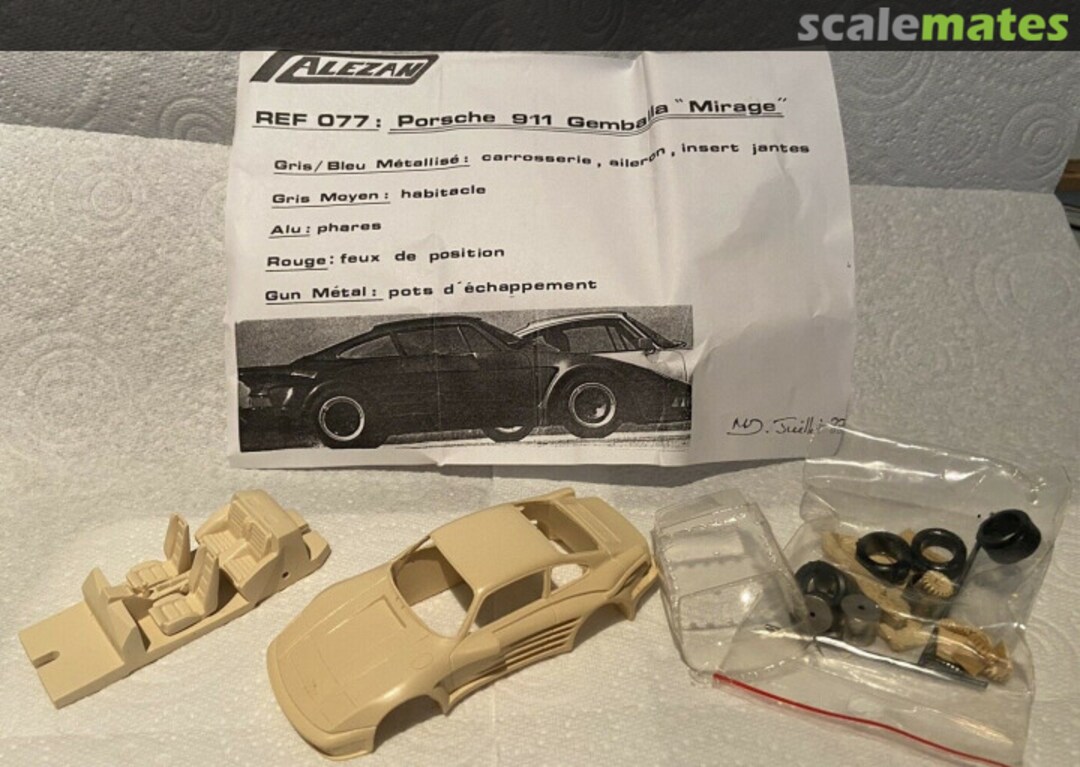 Boxart Porsche 911 "Mirage" 77 Alezan Boxart Porsche 911 "Mirage" 77 Alezan