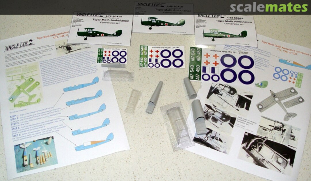 Boxart RAAF Tiger Moth Ambulance resin conversion * Uncle Les Boxart RAAF Tiger Moth Ambulance resin conversion * Uncle Les
