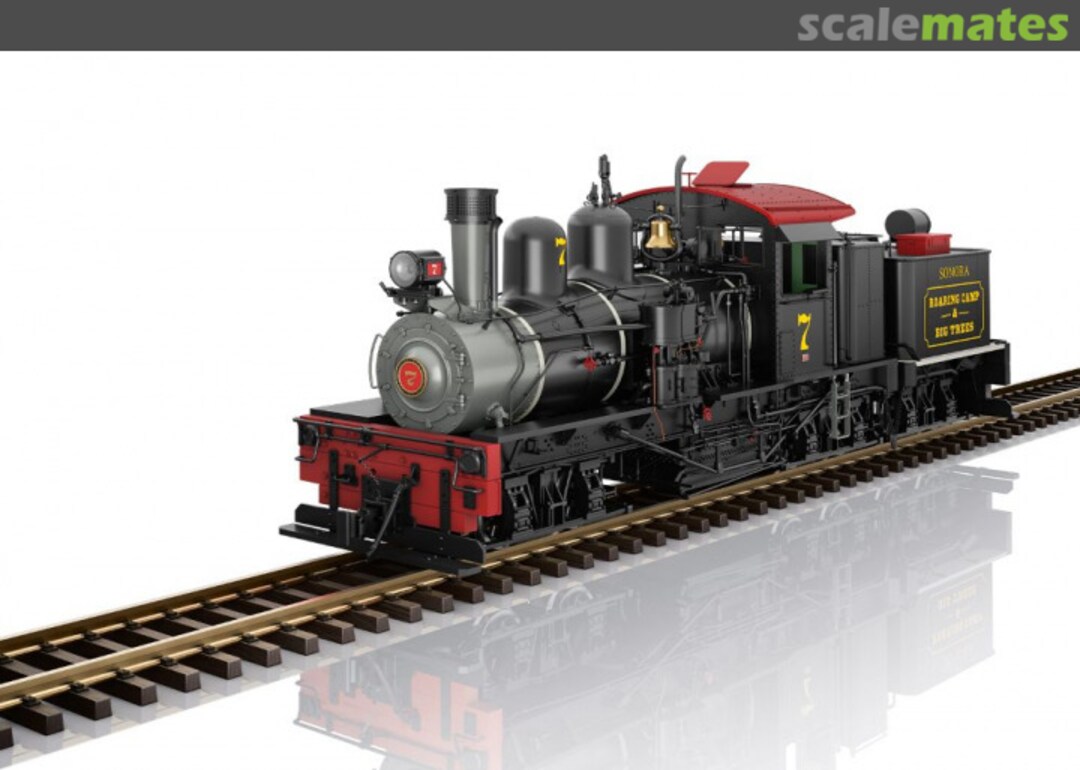 Boxart RC &amp; BT RR Dampflok Shay Nr. 7Spur G NEU 26701 LGB
