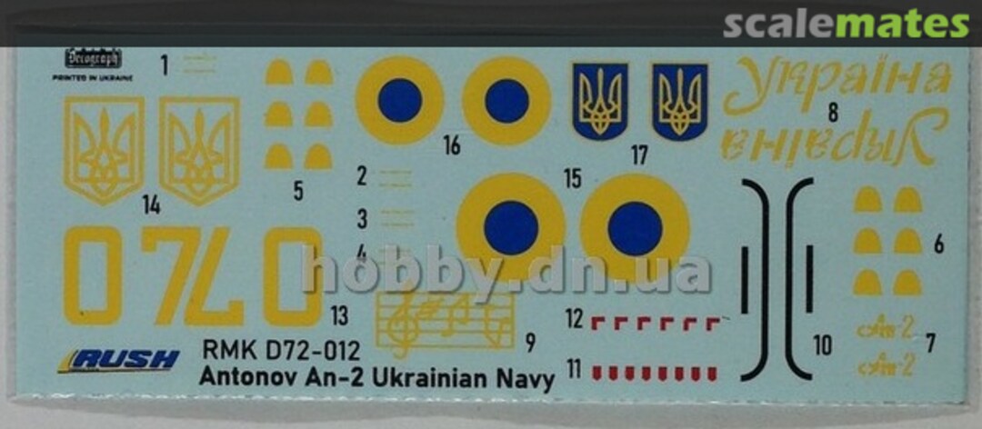 Boxart Antonov An-2 RMK D72-012 Rush Model Kits Boxart Antonov An-2 RMK D72-012 Rush Model Kits
