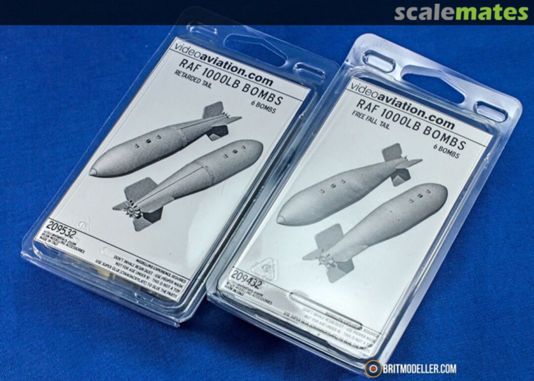 Boxart RAF 1000LB Bombs - Retarded tails 209532 videoaviation.com Boxart RAF 1000LB Bombs - Retarded tails 209532 videoaviation.com
