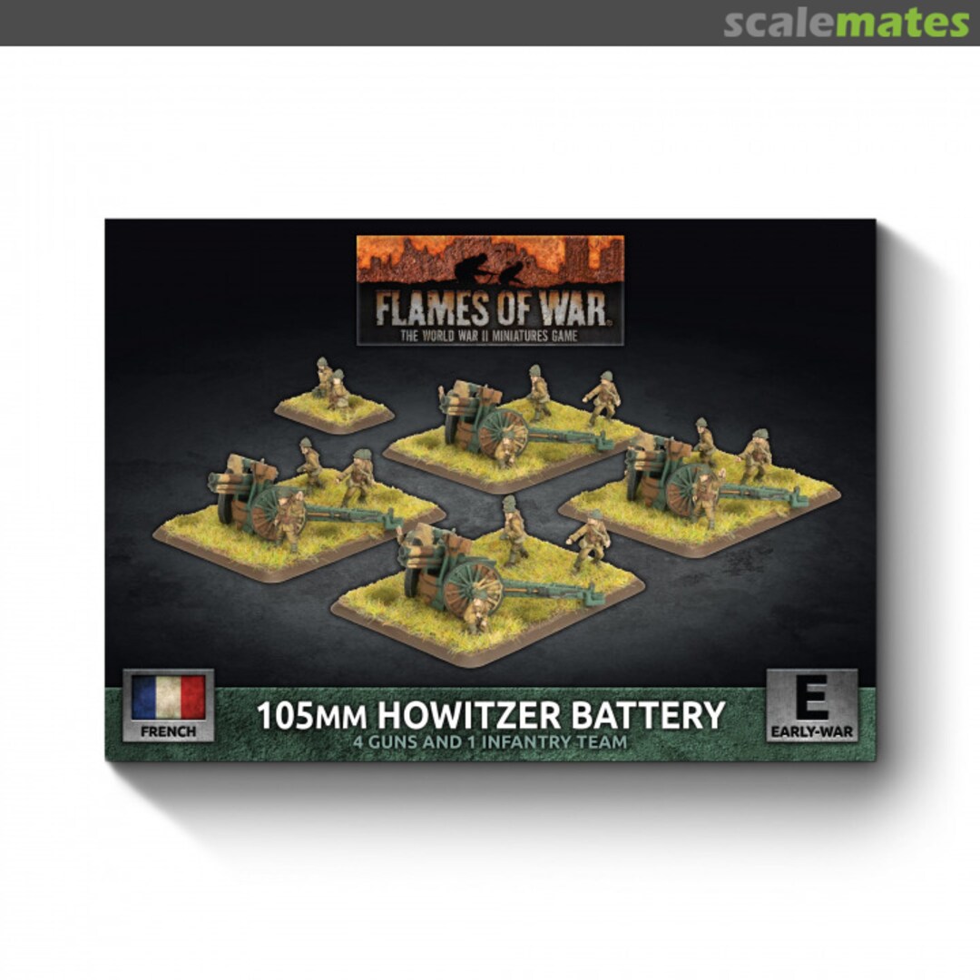 Boxart 105mm Howitzer Battery FRX20 Flames of War Boxart 105mm Howitzer Battery FRX20 Flames of War