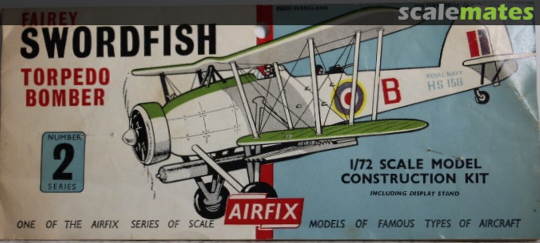 Boxart Fairey Swordfish Torpedo Bomber 1417 Airfix