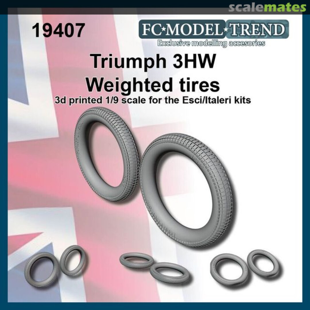 Boxart Triumph 3HW weighted tires 19407 FC Model Trend Boxart Triumph 3HW weighted tires 19407 FC Model Trend