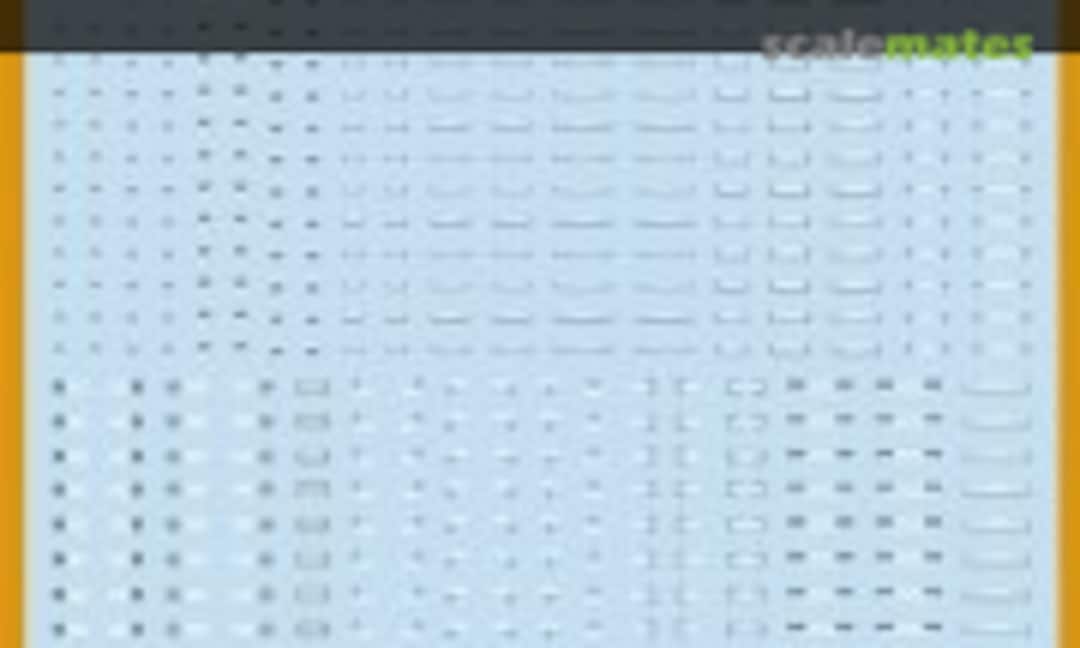 1:144 RB Caution Decal 03 White & Gray (HIQPARTS RB03-144WAG) RB03-144WAG
