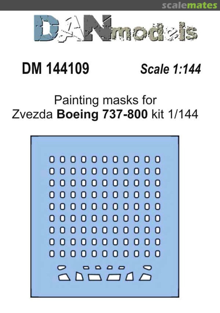 Boxart Painting masks for Boeing 737-800 DM144109 DANmodels Boxart Painting masks for Boeing 737-800 DM144109 DANmodels
