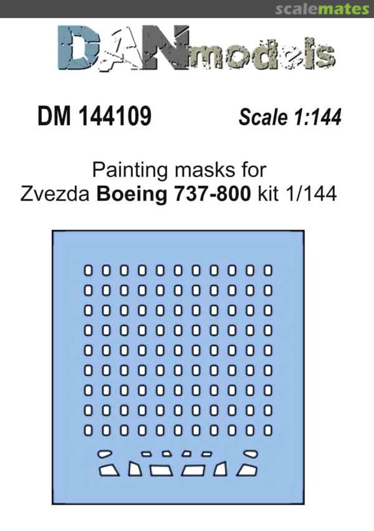 Boxart Painting masks for Boeing 737-800 DM144109 DANmodels