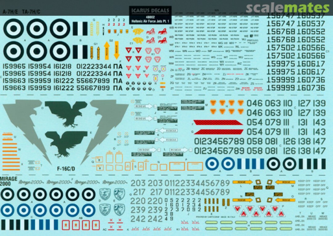 Contents Hellenic Air Force Jets Pt. 1 48002 Icarus Productions Contents Hellenic Air Force Jets Pt. 1 48002 Icarus Productions