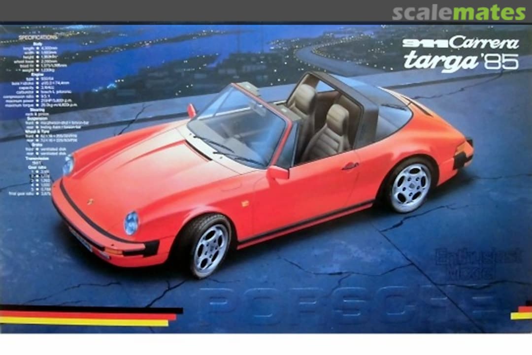 Boxart Porsche 911 Carrera Targa '85 08005 Fujimi