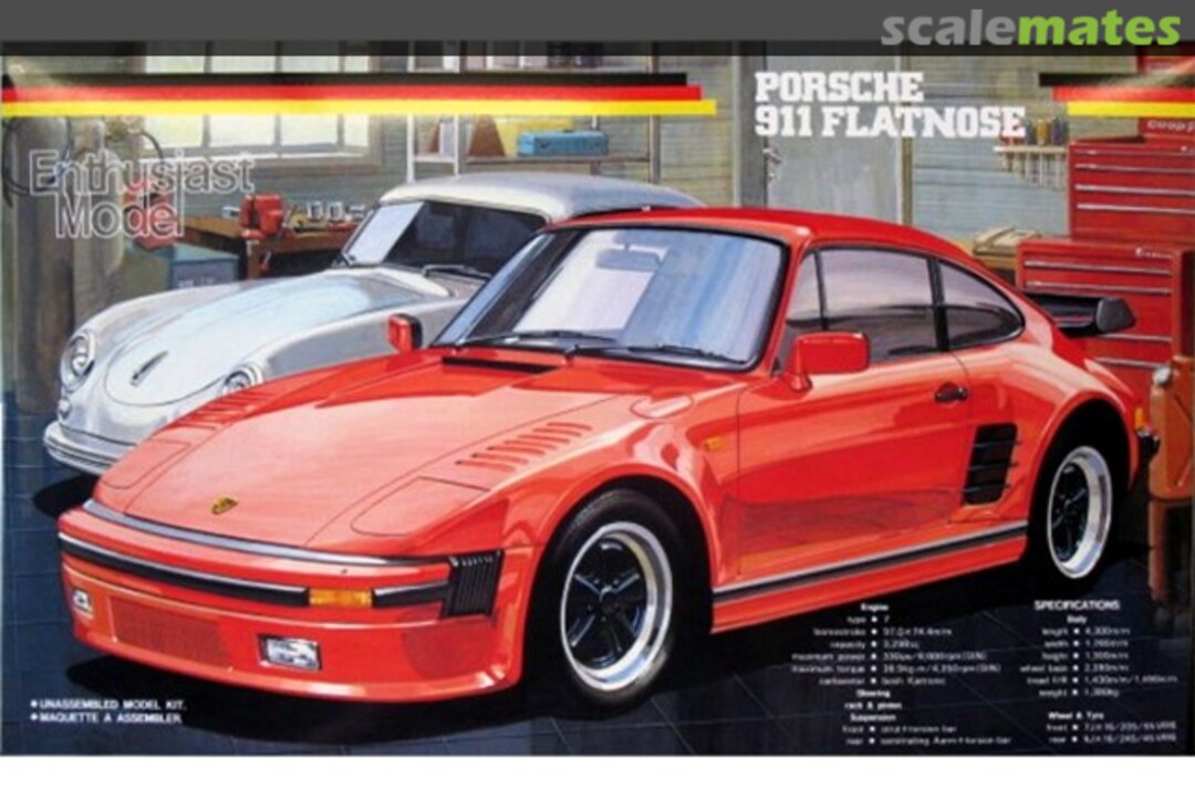 Boxart Porsche 911 Flat nose 08011 Fujimi