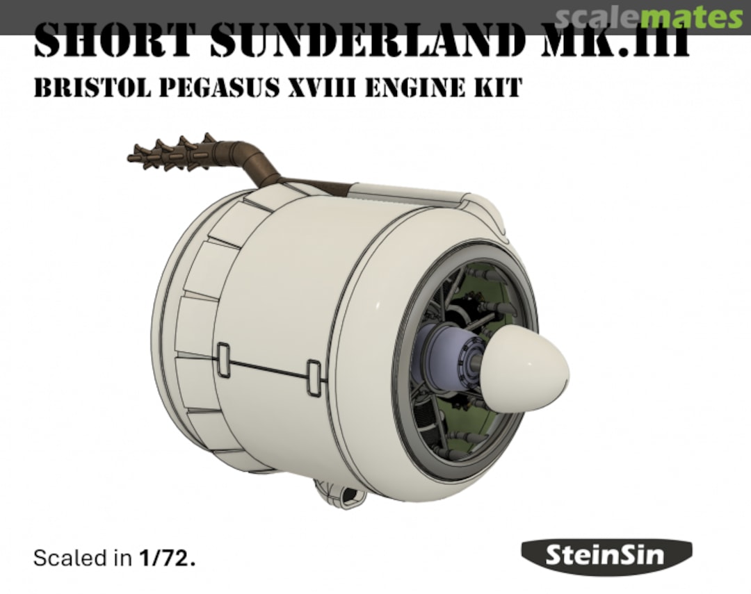 Boxart Short Sunderland Mk.III Engine Kit NA SteinSin