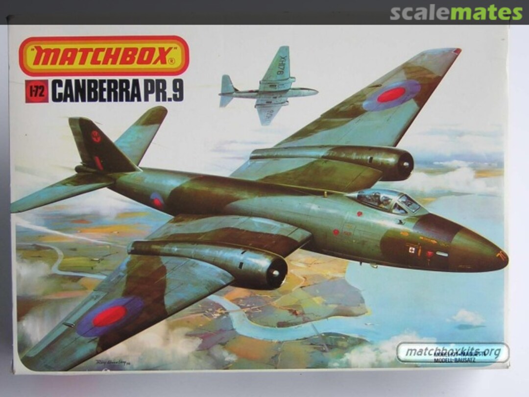 Boxart Canberra PR.9 PK-408 Matchbox Boxart Canberra PR.9 PK-408 Matchbox